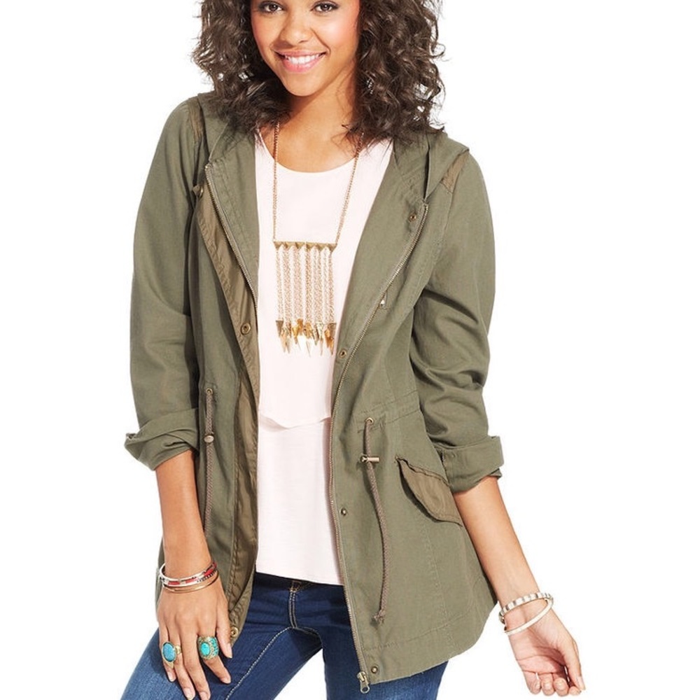 American Rag Hooded Utility Jacket